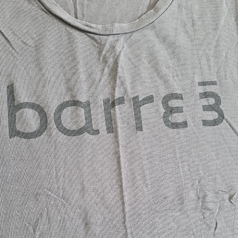 Barre3 Women's Charcoal Muscle Tee - Picture 3 of 3